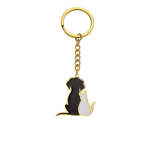 Cat Dog Key Chain