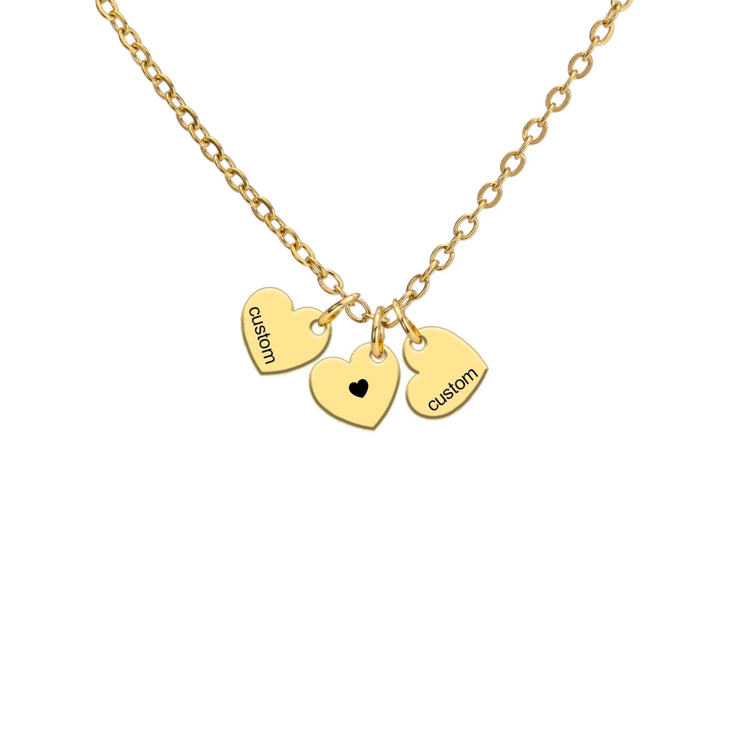 3 Heart Necklace