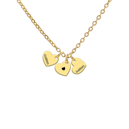 3 Heart Necklace