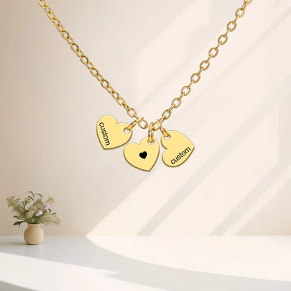 3 Heart Necklace