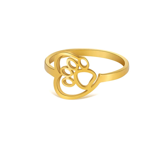Paw Heart Ring V2