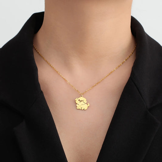 Cute Puppy Necklace