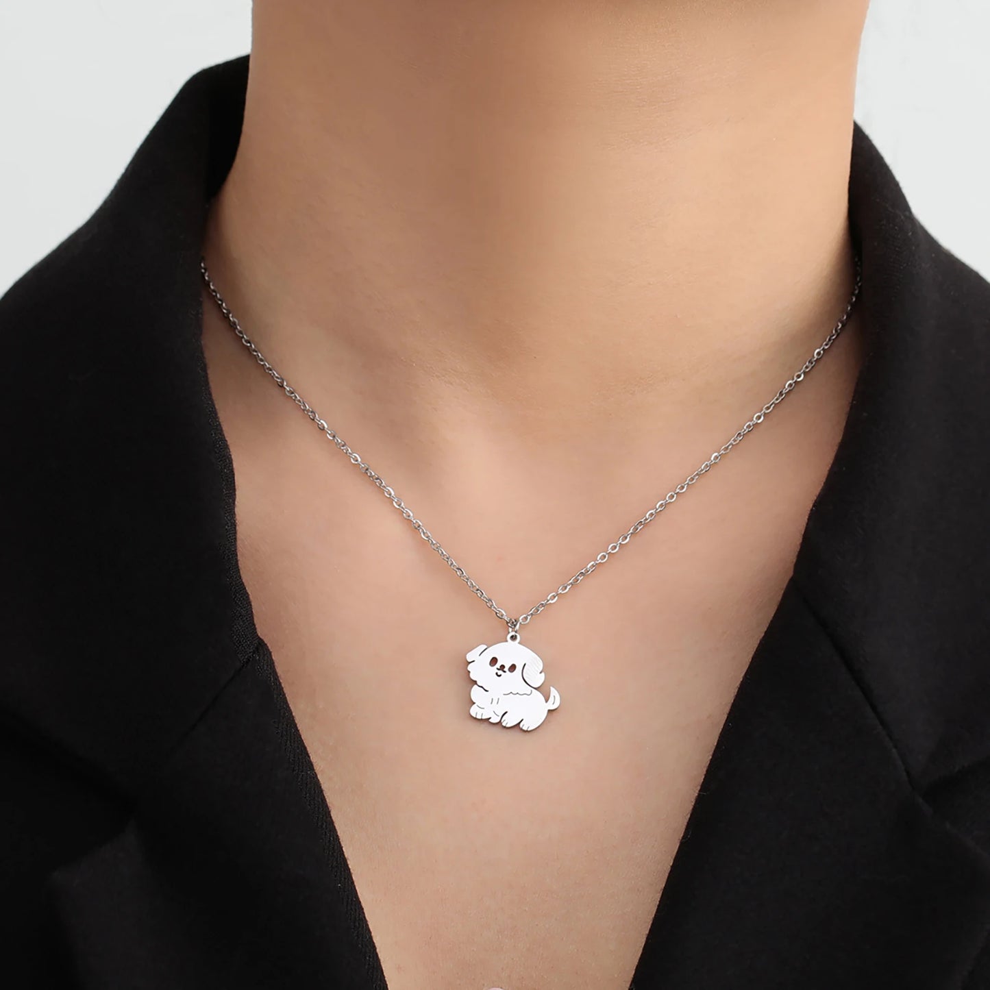 Cute Puppy Necklace