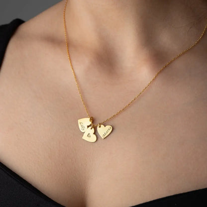 3 Heart Necklace